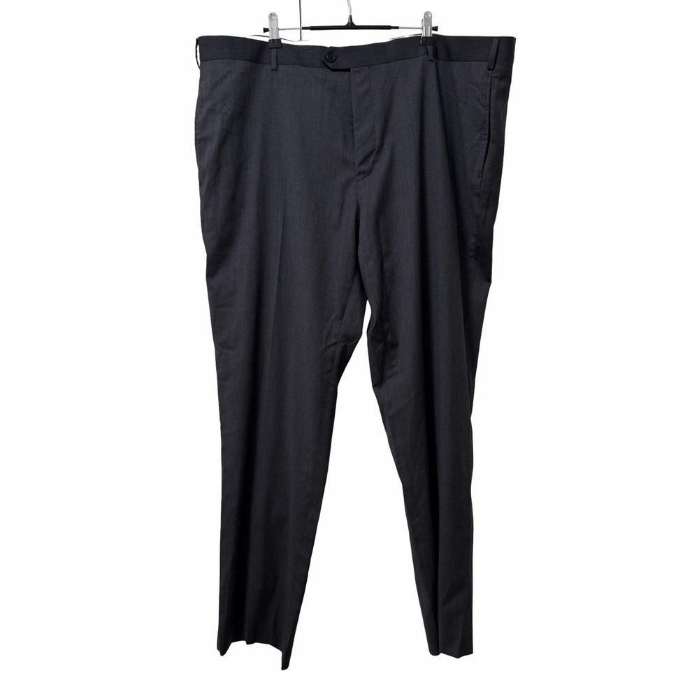 Brooks Brothers Traditional Wool Pant Trousers Mens‎ 44x32 Charcoal Gray Career